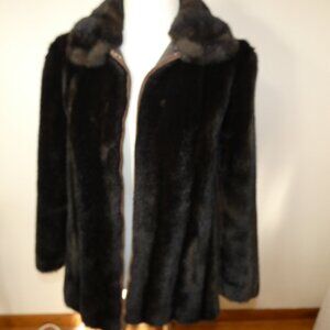Faux Fur Jacket Size Medium